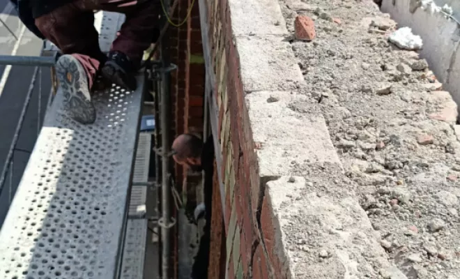 Réalisation de chaînage  béton pour réception de charpente à Tourcoing, Villeneuve-d'Ascq, PILIA