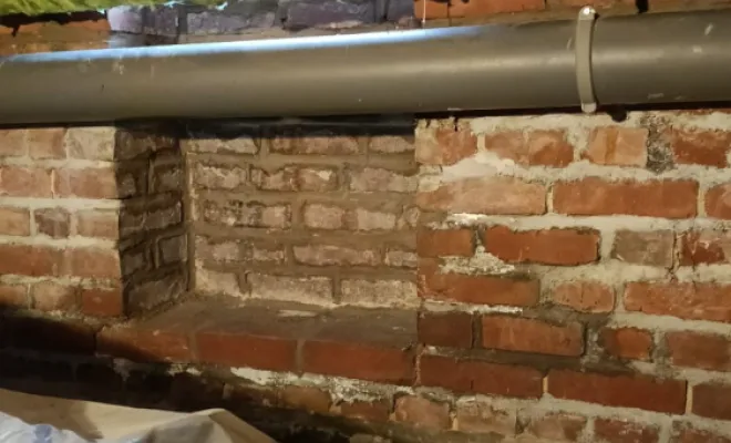 Rejointoiement de cave et réparation de fissures réalisés à Saint-André-lez-Lille., Villeneuve-d'Ascq, PILIA